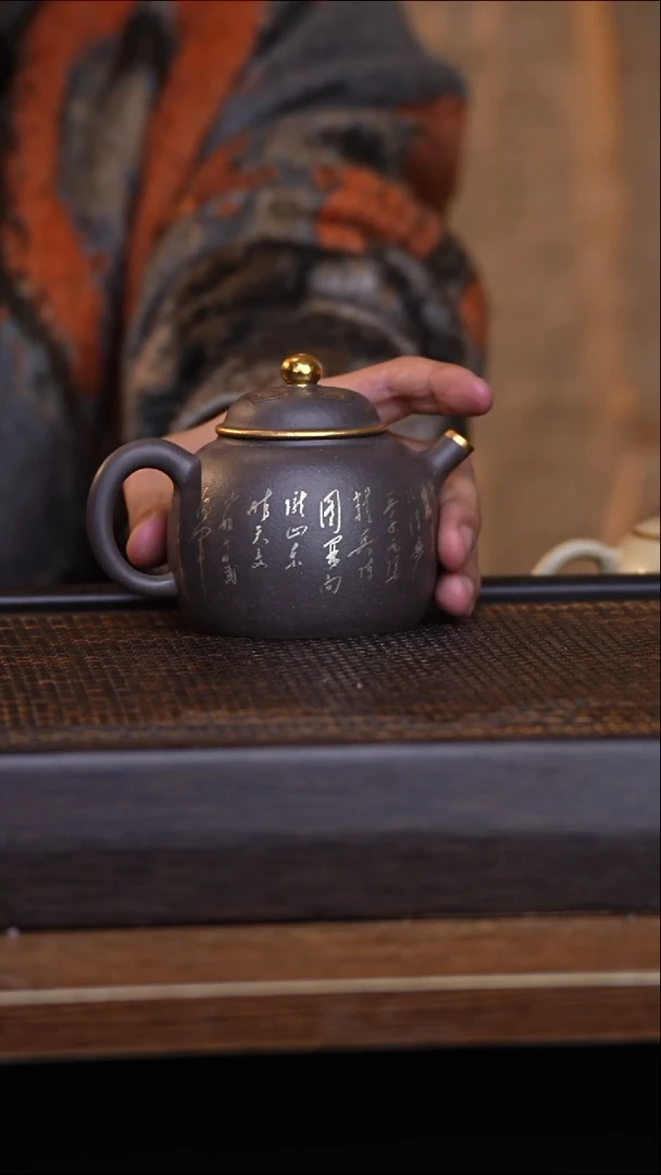 茶壶紫砂宜兴手工原矿紫砂壶001