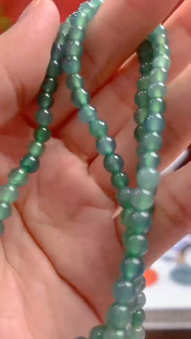 未镶嵌定制翡翠定制A货翡翠ZYW012带珠链