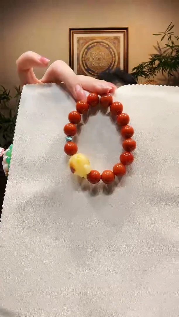 未镶嵌手链南红玛瑙手链