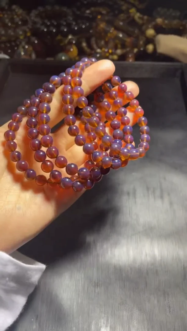 【闪购商品】琥珀手串未镶嵌-23HDJT0126582多样性发其一