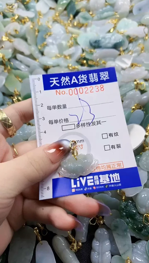 颈饰未镶嵌翡翠天然A货翡翠