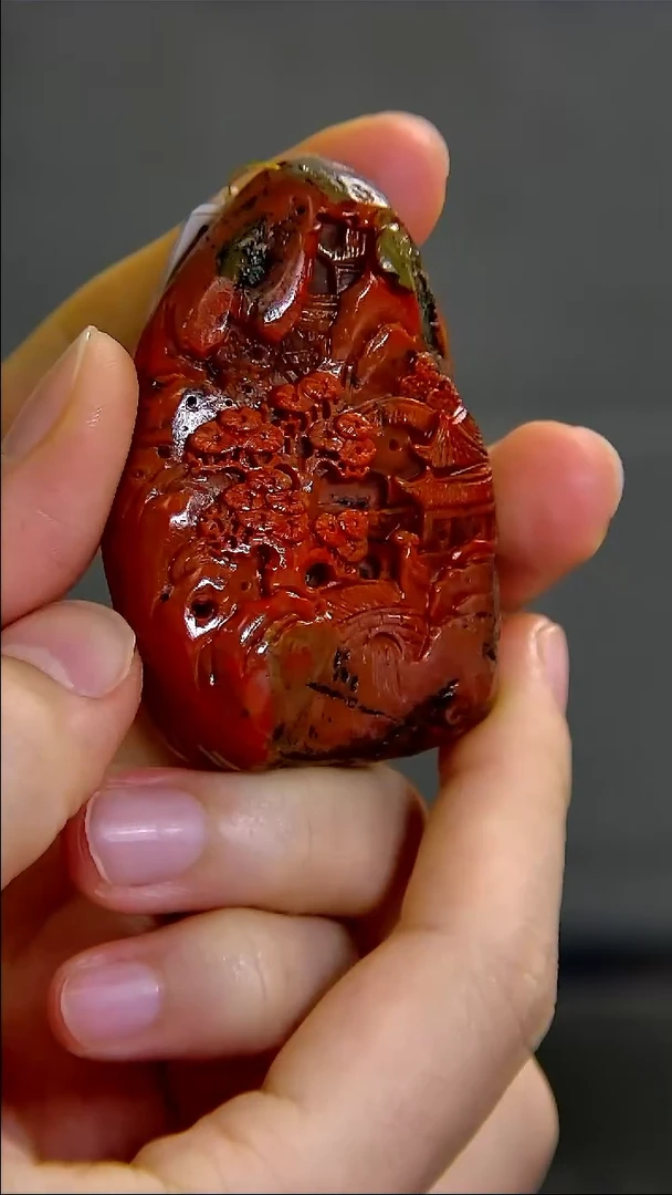 南红玛瑙雕刻未镶嵌042ZB0428产品一个