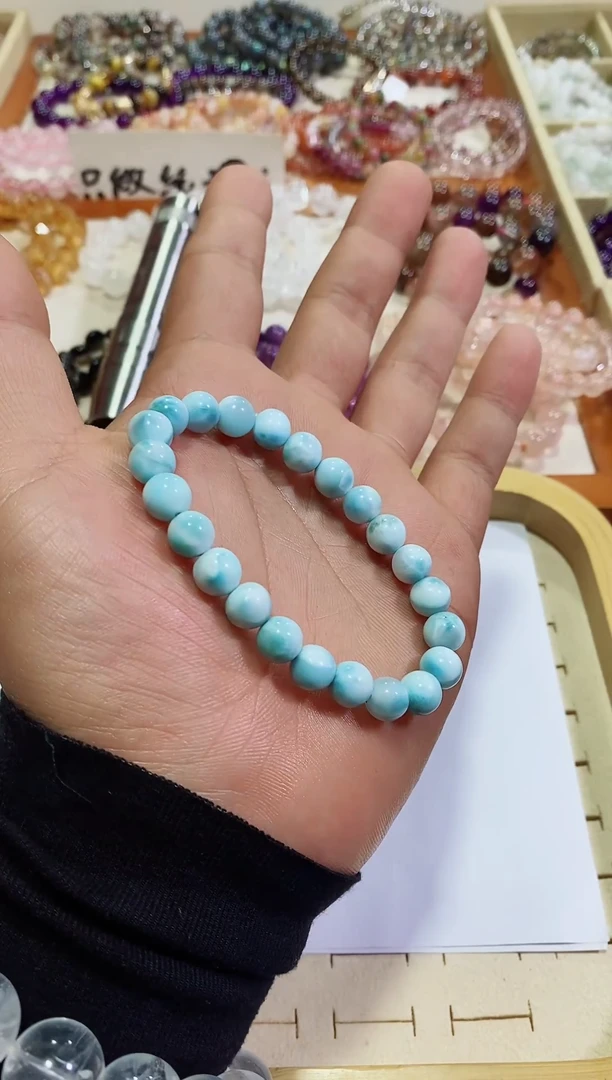 【闪购商品】针钠钙石（海纹石）手链未镶嵌8M+（多样性发其一）