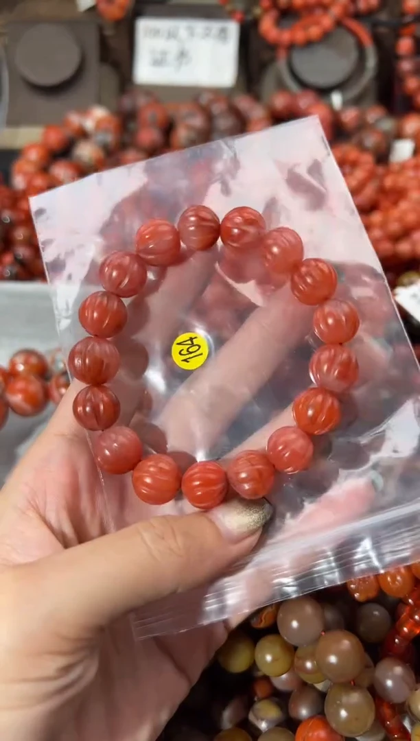 未镶嵌手串南红玛瑙12+