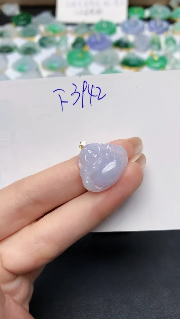 颈饰未镶嵌翡翠天然缅甸A货翡翠百元以上9元证书费自理