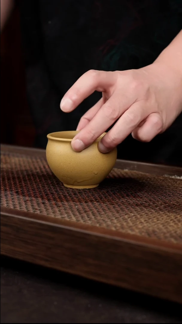 茶壶紫砂黄金段圆融杯