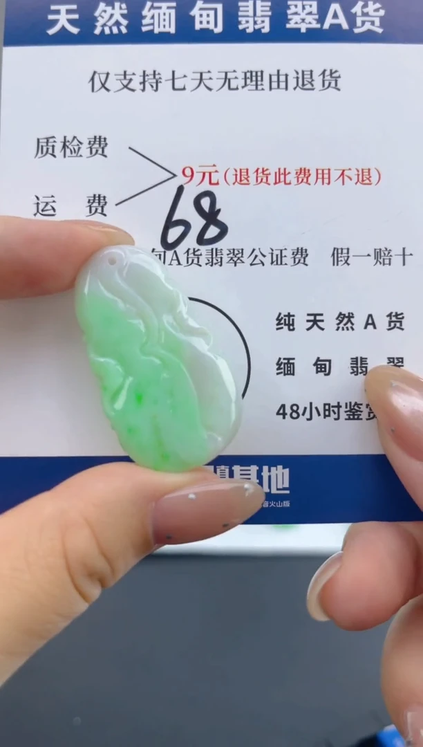 颈饰未镶嵌翡翠天然A货翡翠