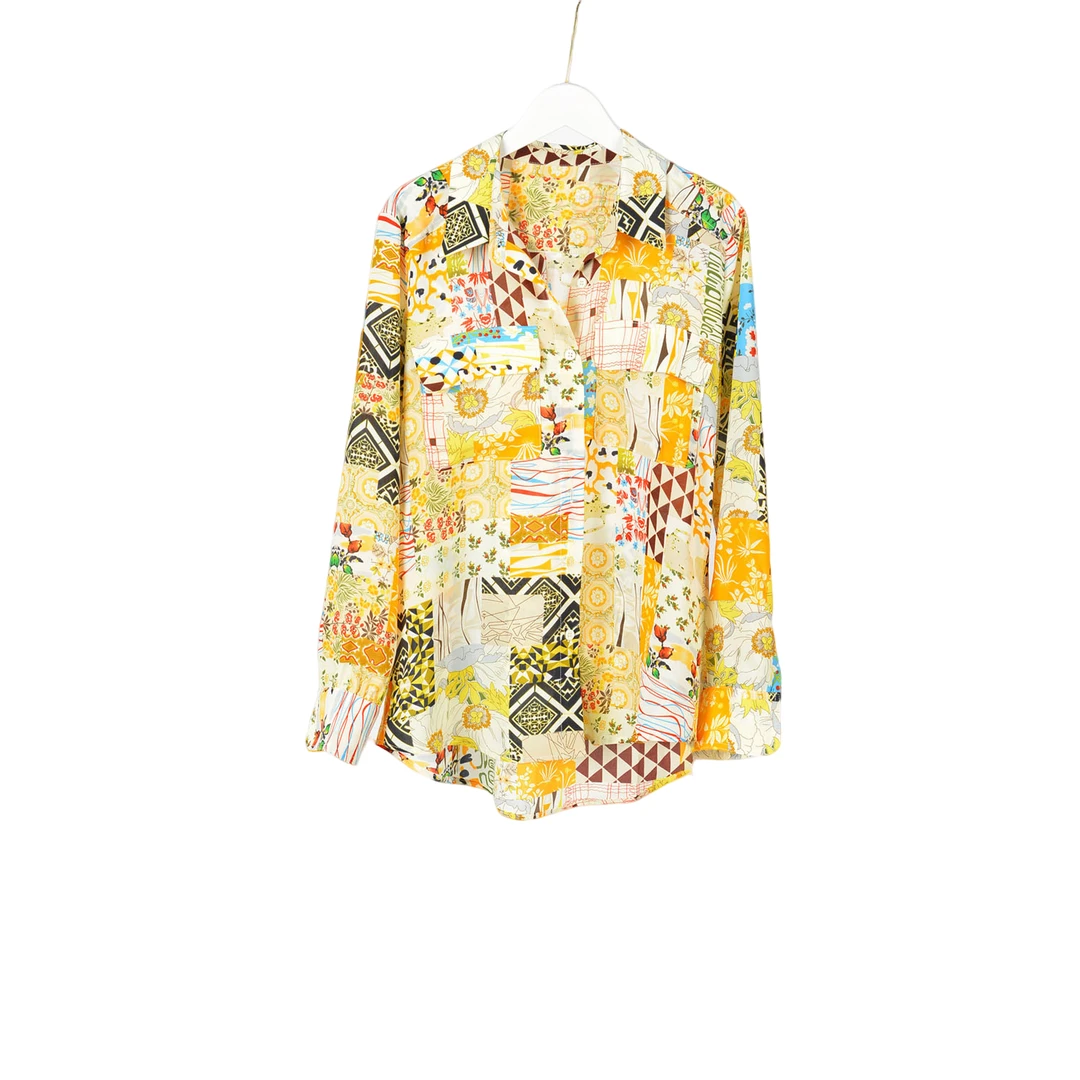 【Y专柜捡漏F-3】时尚女装KBC-上衣9822黄色大二码