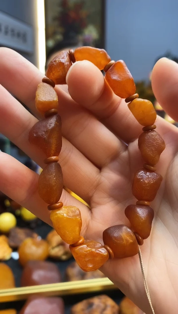 手串琥珀未镶嵌手串