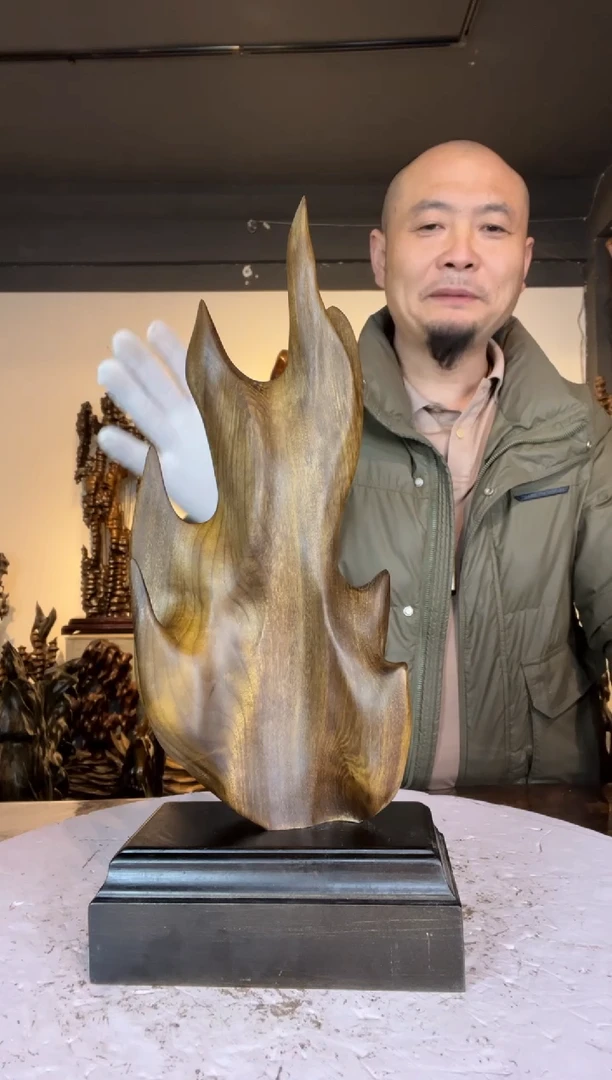 金丝楠用****3345金丝楠自然随型摆件