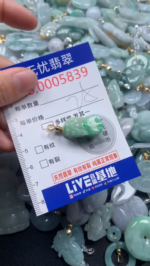 颈饰未镶嵌翡翠5839