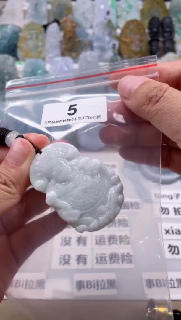 【闪购商品】翡翠颈饰未镶嵌天然缅甸A货翡翠5