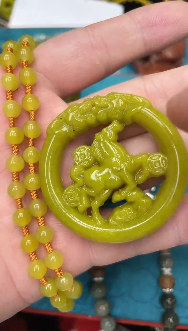 未镶嵌岫玉吊坠·多样性发货*拍一发一