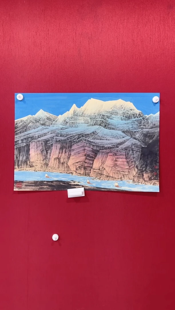 【闪购商品】国画周呈润老师画作 带框