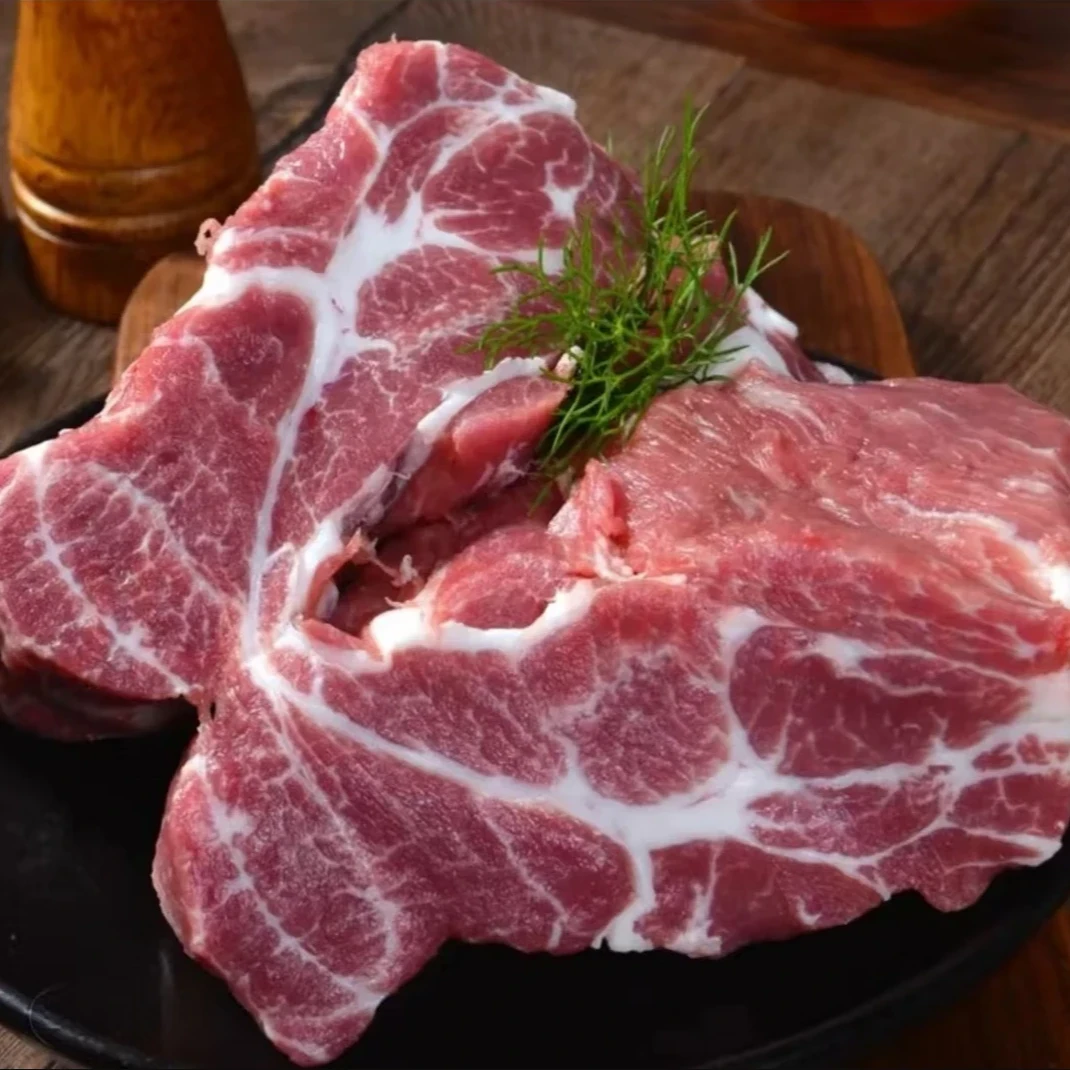 【顺丰包邮】散养土猪梅花肉买三斤送2斤鲜嫩顺丰冷链包邮发货