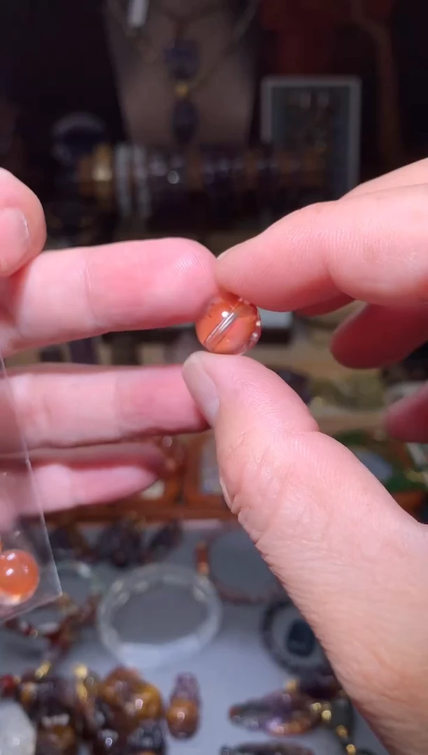 水晶珠宝半成品未镶嵌胶花单珠12mm