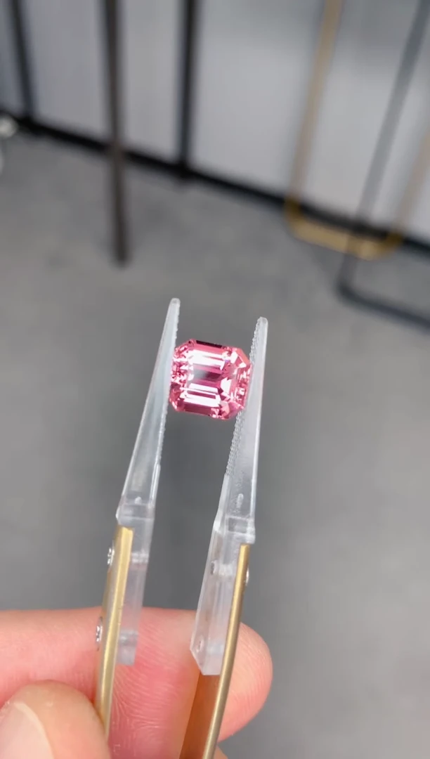未镶嵌裸石定制碧玺3ct 粉碧玺 定制