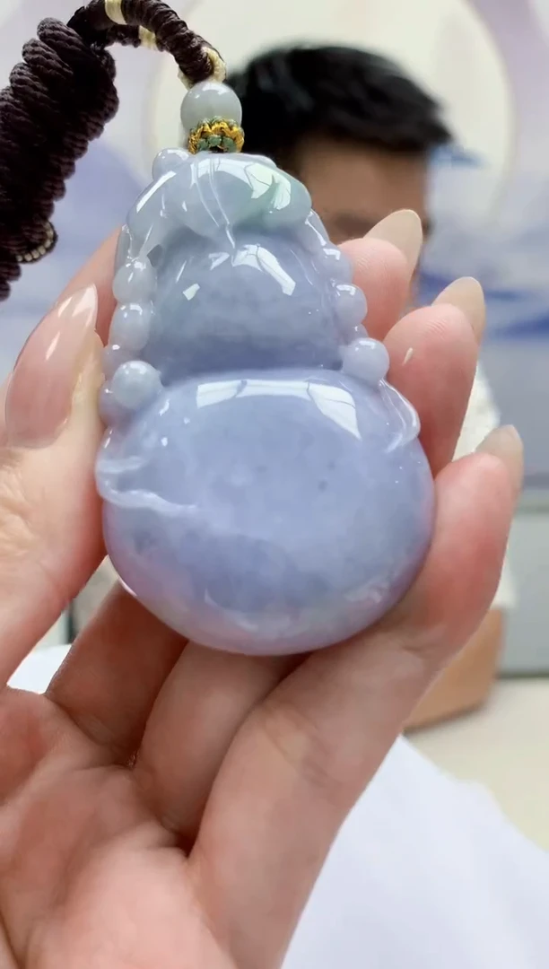 未镶嵌定制翡翠5028MM-毛货挂件135