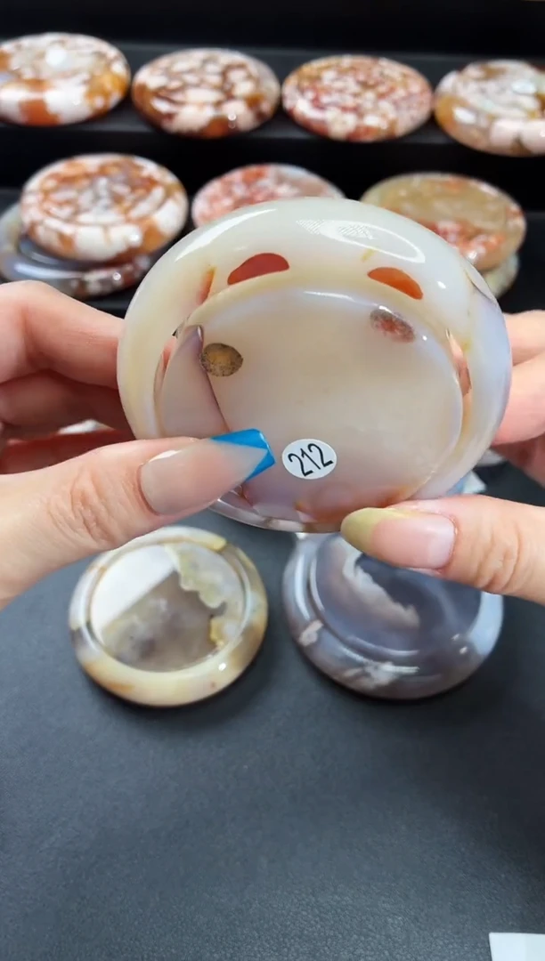 手镯玛瑙/玉髓未镶嵌石英质玉56圈55/56带(赠送镯心)