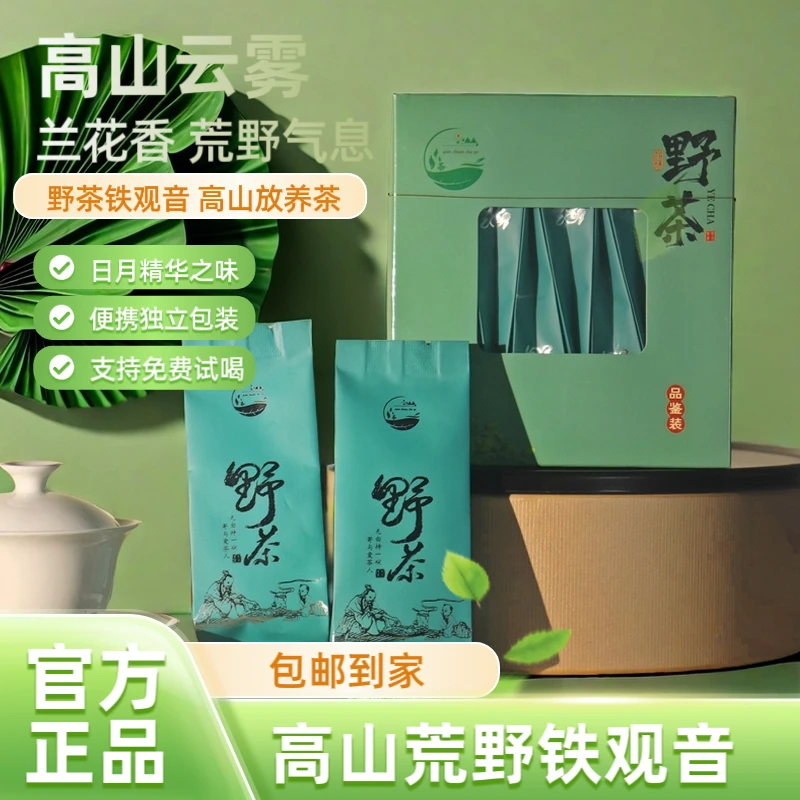 【野茶】铁观音野茶7米古树料荒野茶特级铁观音兰花香回甘