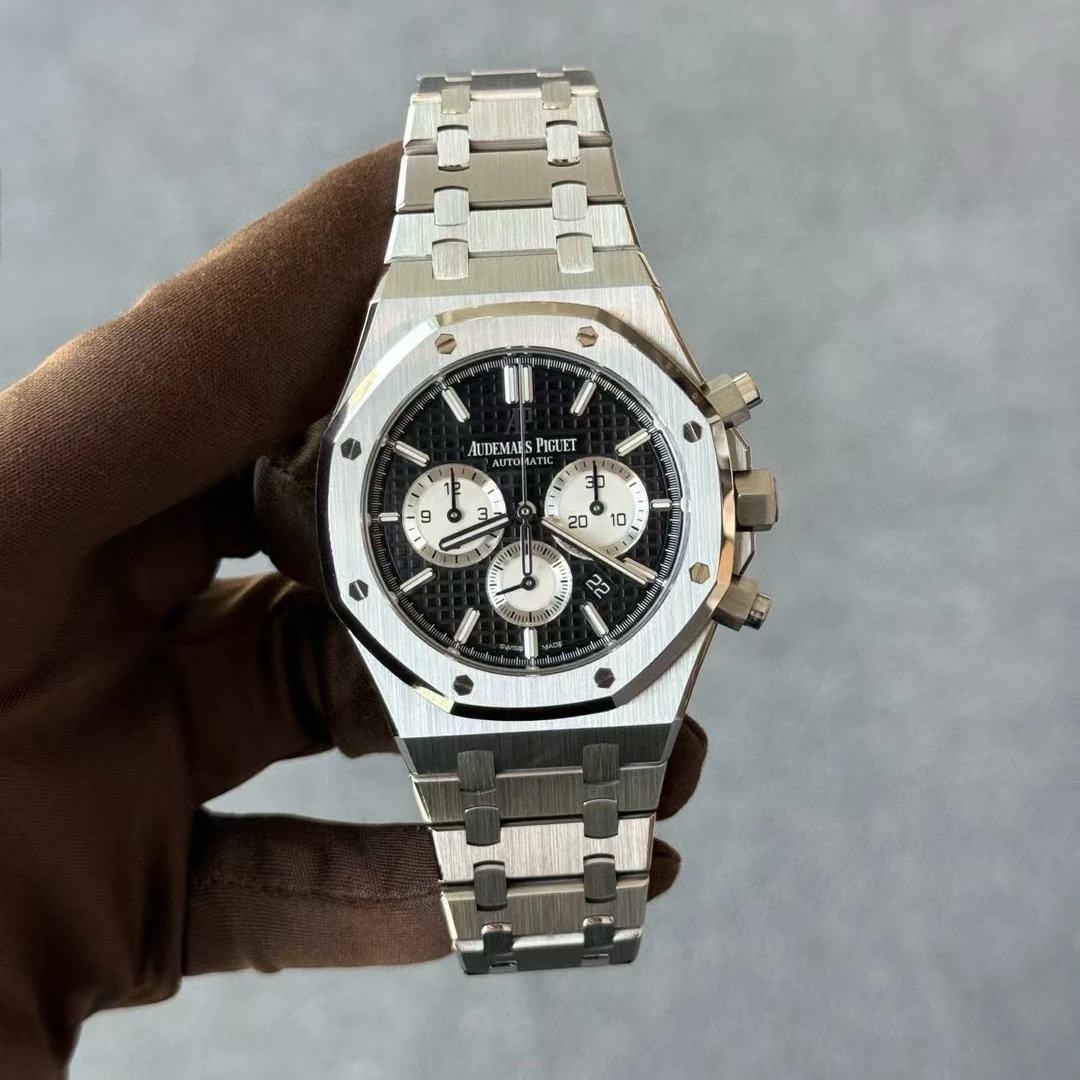 95新 AIPE/爱彼 20年 26331ST黑钢经典时尚男士名表