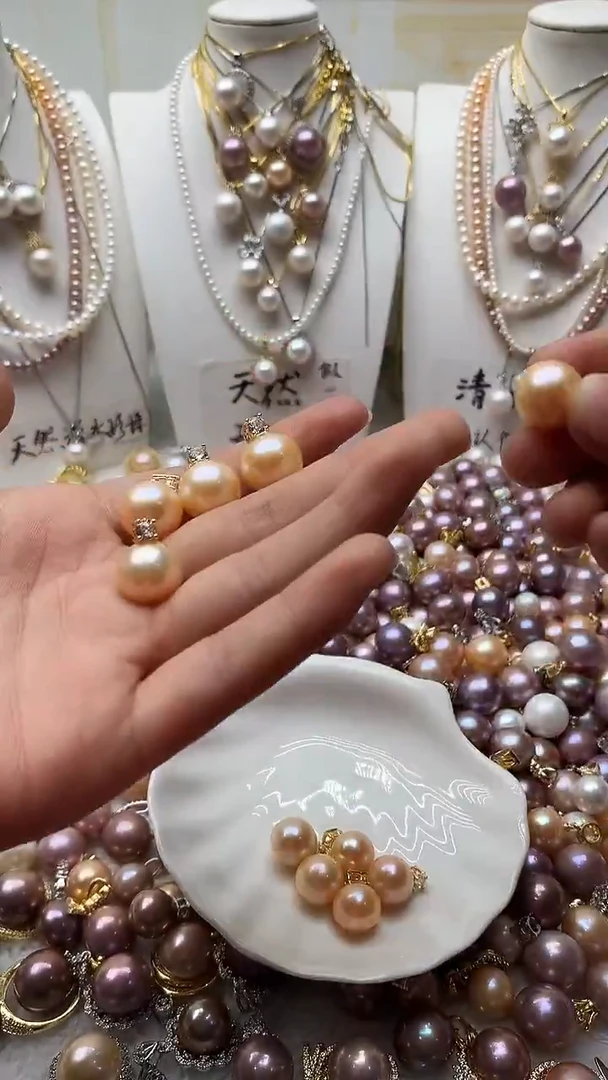 颈饰未镶嵌淡水珍珠085