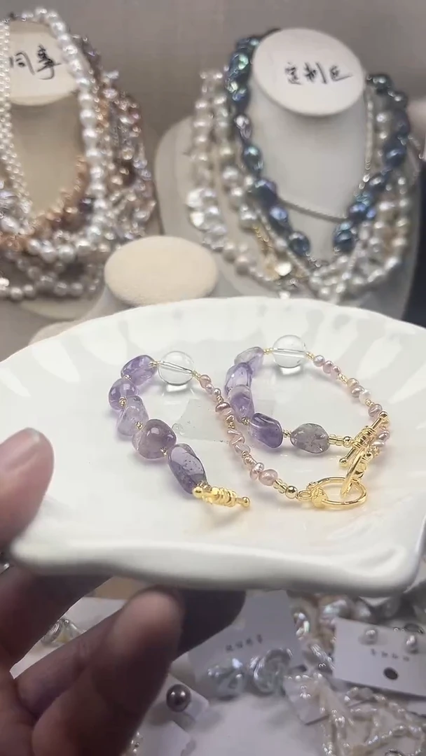 未镶嵌手链淡水珍珠【纯恬珠宝】（多样性发货发一）