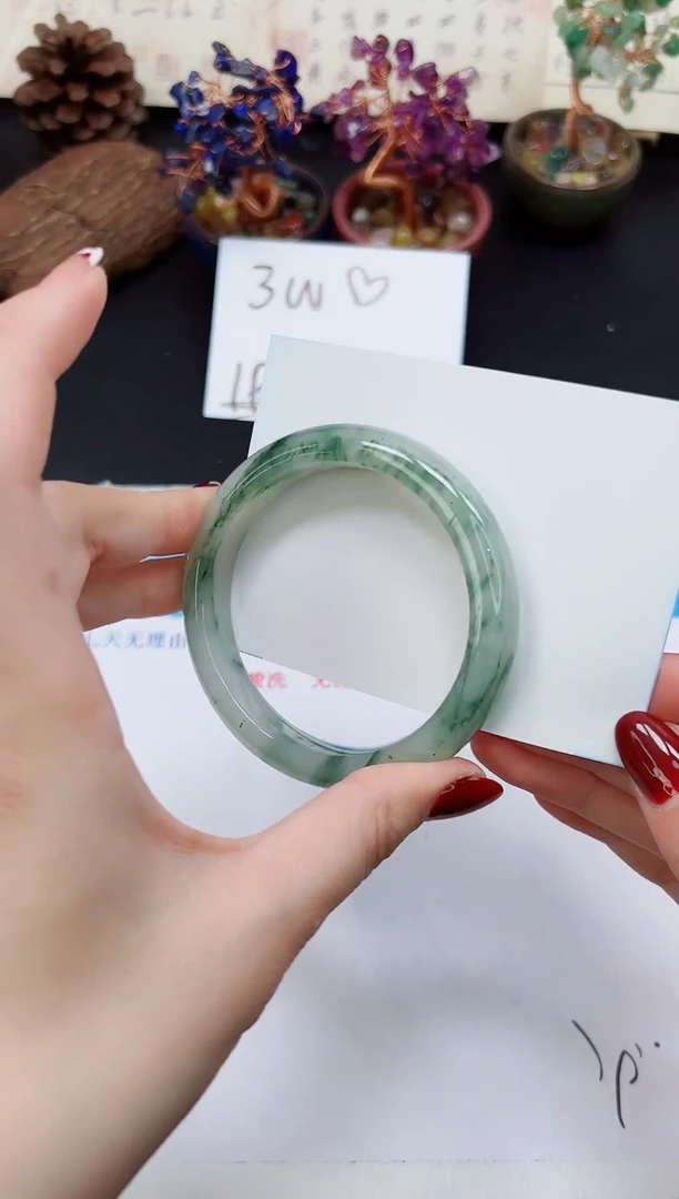 未镶嵌手镯石英质玉A303-57`58`59