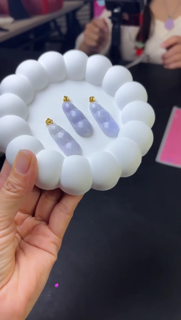 翡翠挂件银S925镶嵌多样性发一件40035