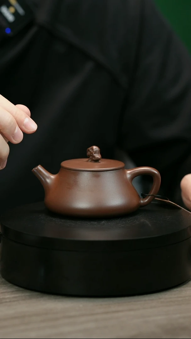 茶壶紫砂霜**留H1998赵信军底槽清太湖石纳瓢