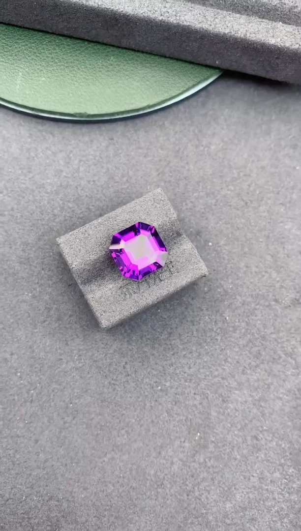 未镶嵌裸石定制水晶7ct 紫水晶 定制