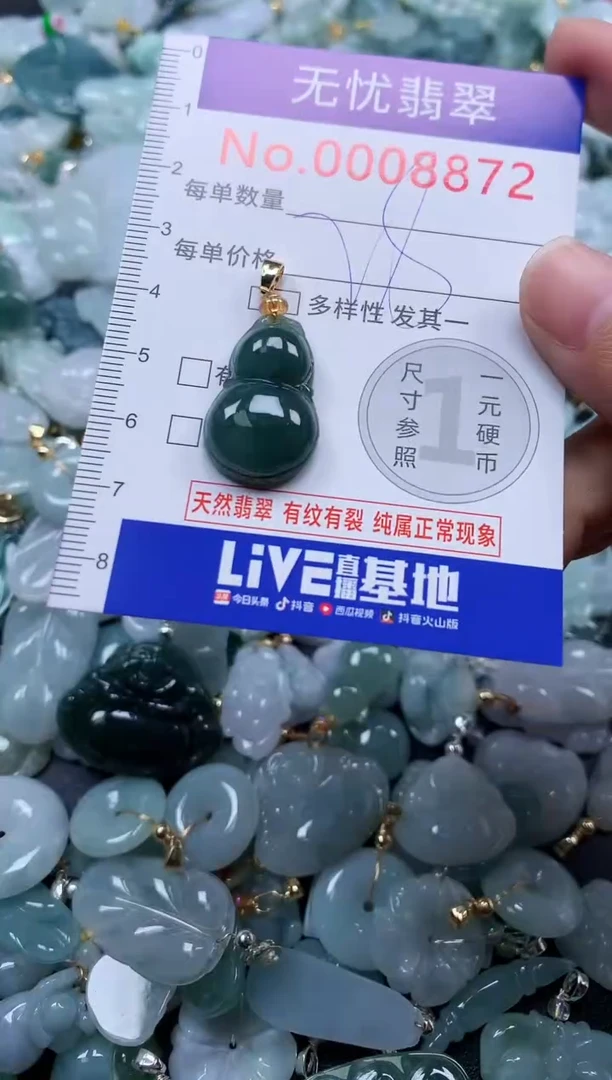 颈饰未镶嵌翡翠8872