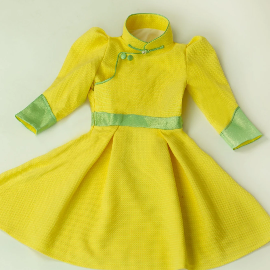 【德利源】女童民族风多色公主连衣裙D0621#