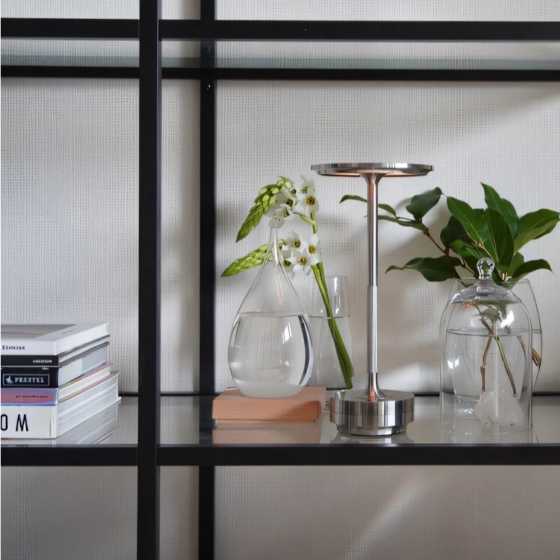 设计师台灯3000毫安/轻奢现代简约餐厅酒吧氛围触摸充电床头摆件