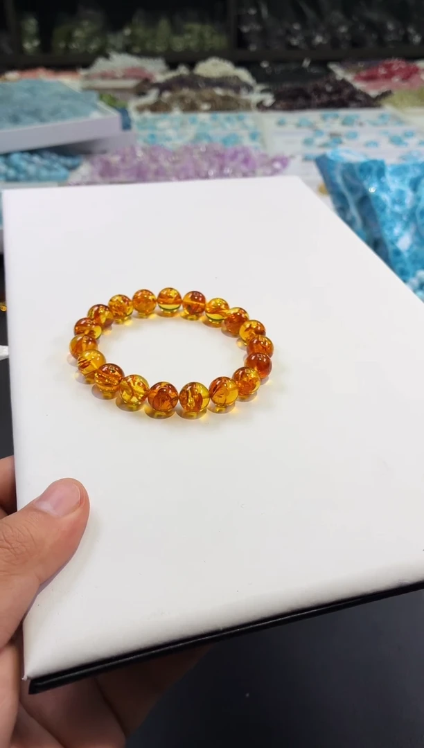 手链琥珀未镶嵌4号多样性发一