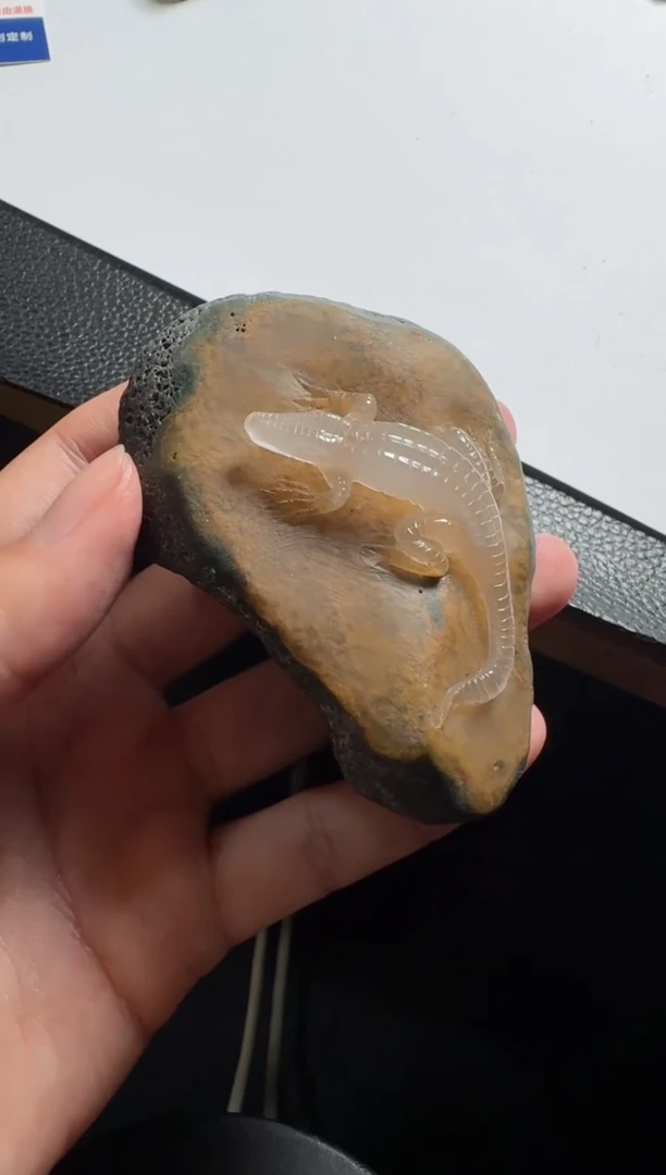 【闪购商品】定制玛瑙玛瑙鳄鱼摆件