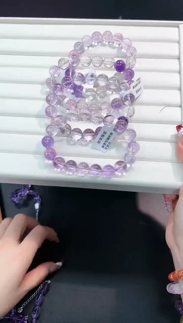 【闪购商品】水晶手串未镶嵌92o多样性发其一/1条默认微瑕
