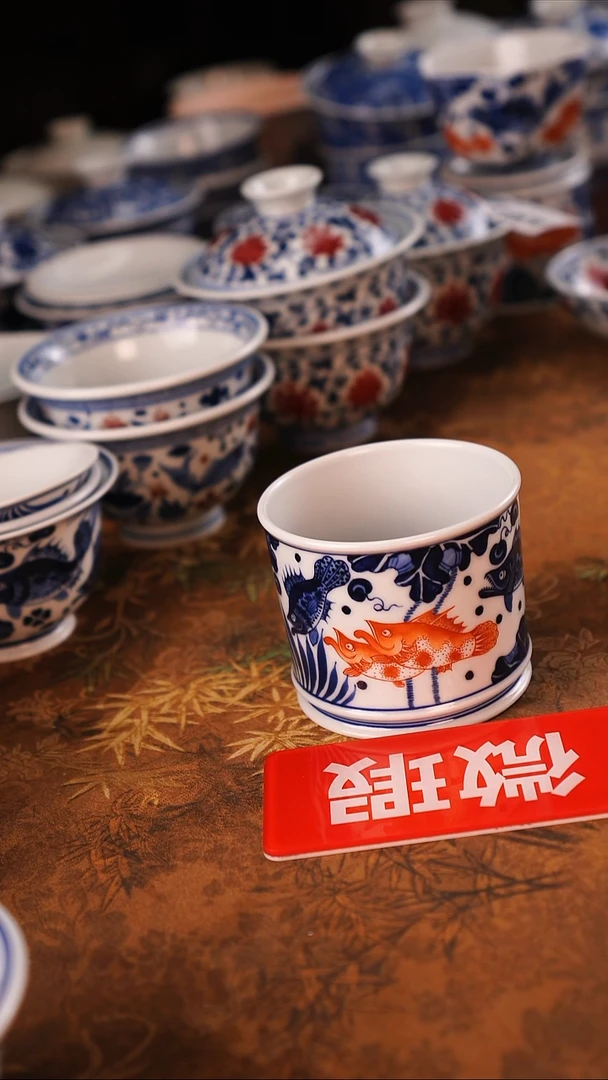 景德镇手工手绘茶器-55