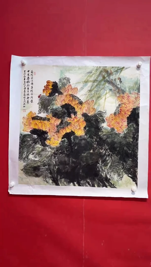 国画画家陆远华纯手绘原作