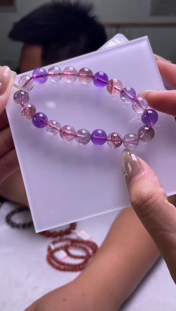 水晶手链未镶嵌9.5±/x-177【超七