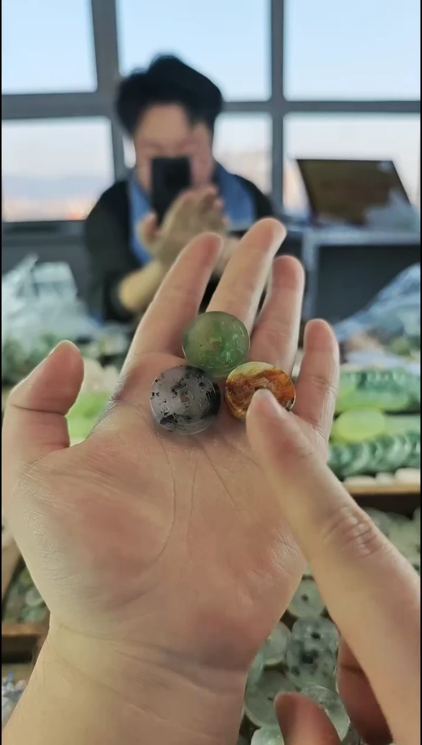 【闪购商品】蛇纹石玉颈饰未镶嵌吊坠打包81