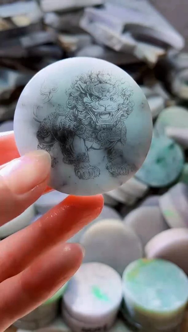 裸石翡翠天然翡翠A货古 南 781