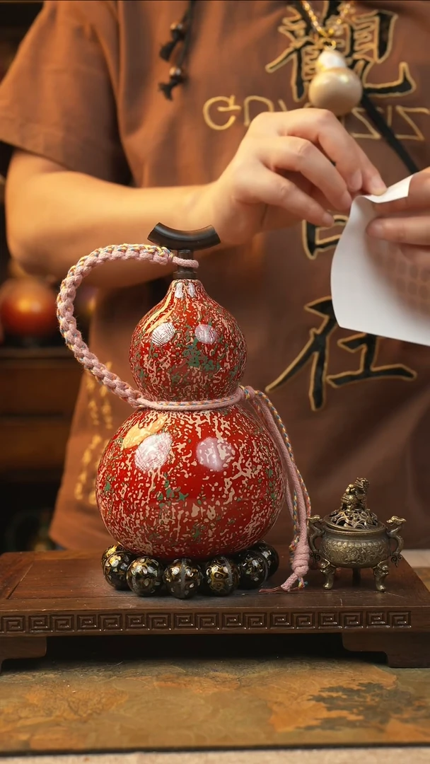 629大漆一物一拍记葫堂出品【不带手串】