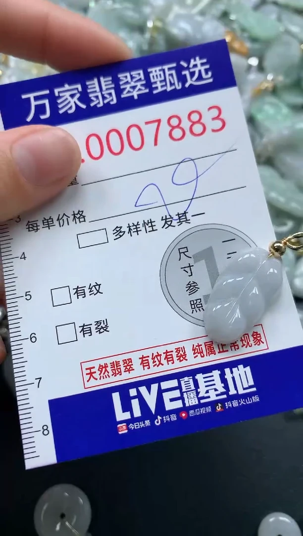 吊坠(不含链)未镶嵌翡翠7883