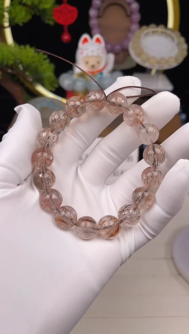 未镶嵌珠宝半成品水晶黑金超七12+