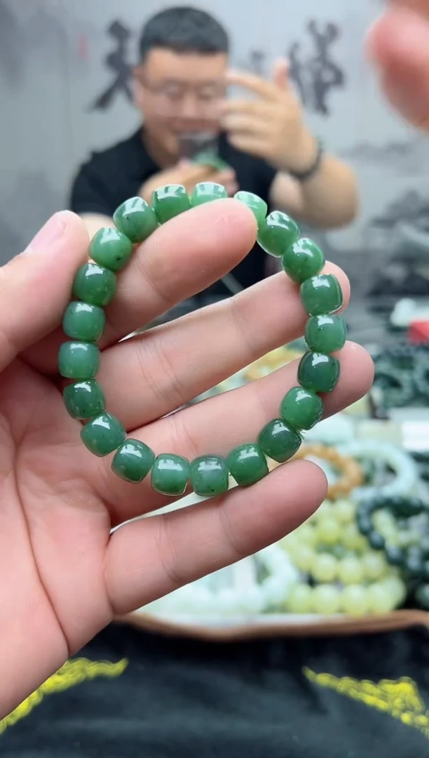 手串未镶嵌和田玉碧玉10