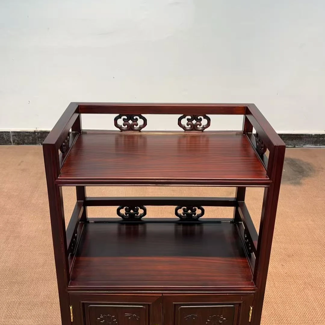 实木小明式茶水柜新中式客厅家用简约禅意烧水茶柜茶边柜