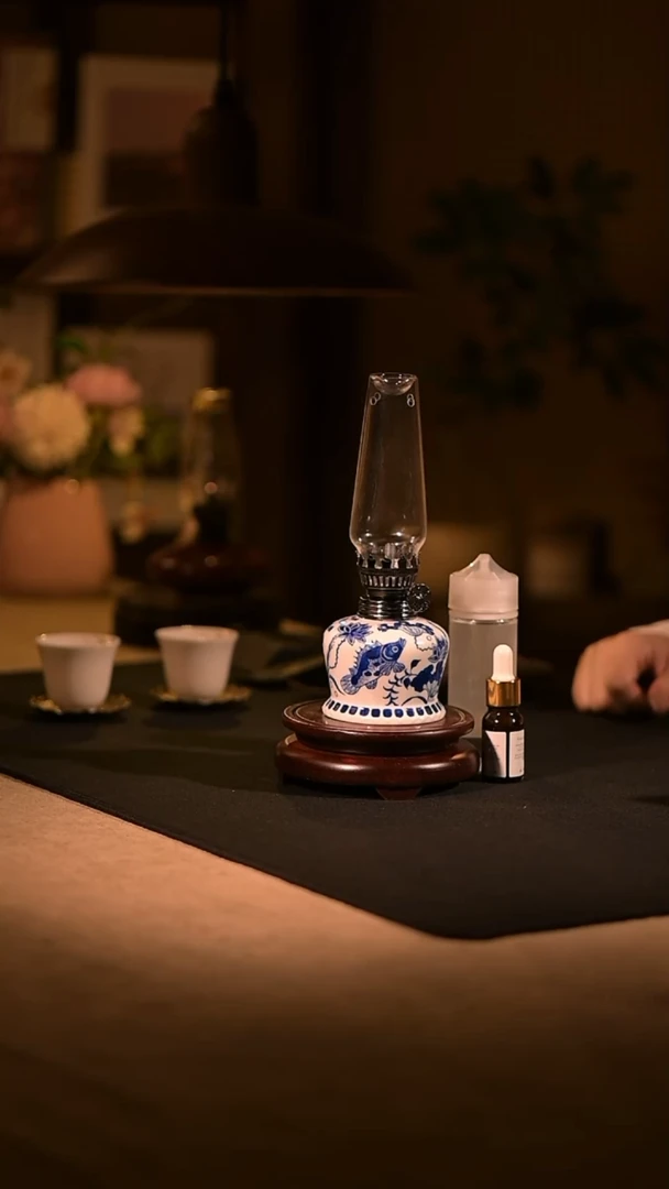 景德镇陶瓷香薰灯摆件