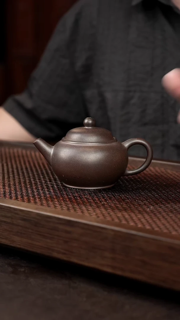 茶壶紫砂岩中泥巨轮珠 深