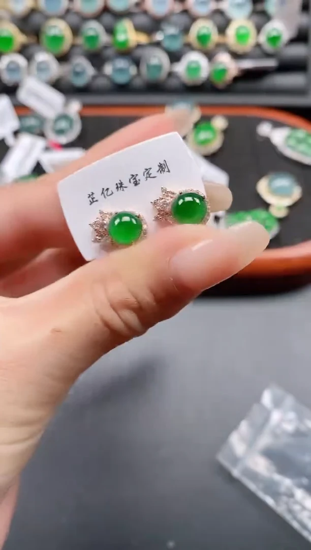银S925镶嵌戒指翡翠1111